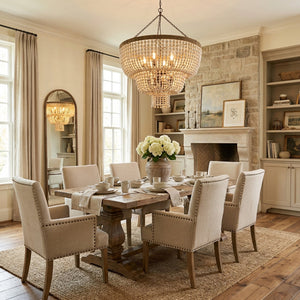 Crane Three-layer Round Beads Chandelier - view 4