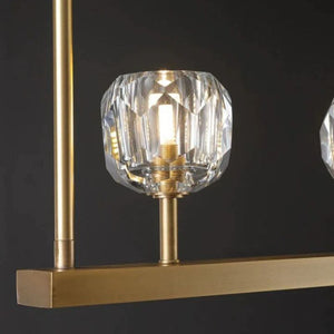 Crysball Glass Linear Chandelier 60" - view 15