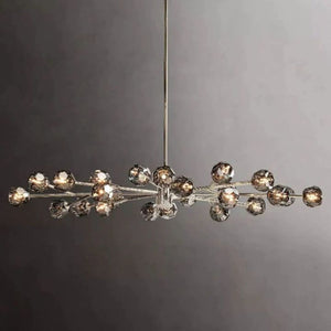 Crysball Glass Oval Chandelier 72" - view 8