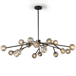 Crysball Glass Round Chandelier 60" - view 3