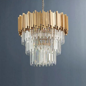 Henri Crystal Round Chandelier - view 2