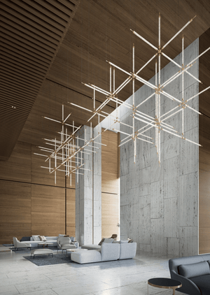 Crystal Grid Customize Chandelier - view 9