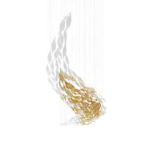 Galaxy Swaying Leaves Meteor Shower Crystal Spiral Chandelier - view 9