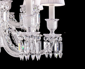 Short 18 lights Zenith Chandelier, crystal - view 4