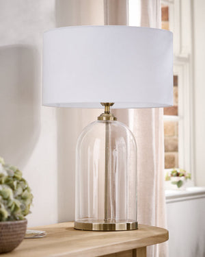 Glass Cloche Base Lamp