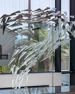Galaxy Breeze Meteor Shower Crystal Spiral Chandelier - view 31