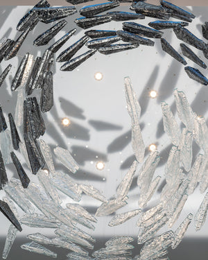 Galaxy Breeze Meteor Shower Crystal Spiral Chandelier - view 27