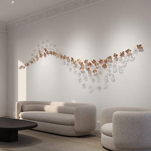 Sand Sea Chandelier, stainless steel - view 3