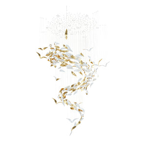 Bennett Meteor Shower Crystal Spiral Chandelier - view 18