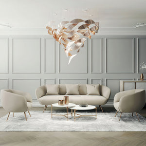Bennett Meteor Shower Crystal Spiral Chandelier - view 4