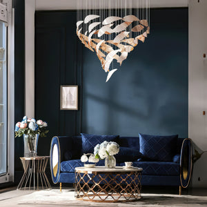 Bennett Meteor Shower Crystal Spiral Chandelier - view 3