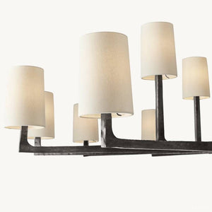 Wright Simplicity Forged Round Chandelier 60" - view 6