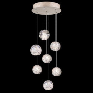 Nature-inspired round crystal Chandelier - view 29