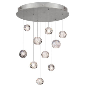 Nature-inspired round crystal Chandelier - view 8