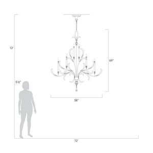Beveled Arcs 16 - Light Chandelier - view 8