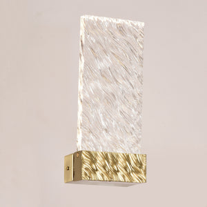 Aimee LED Sconce, crystal chandelier - view 2