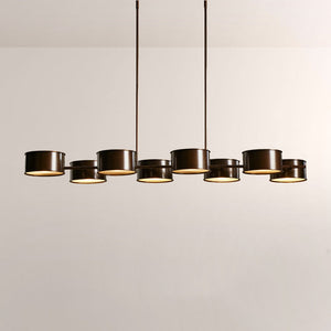 Daphna Linear Metal Drum Chandelier - view 3
