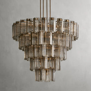 Delsie Round Art Glass Chandelier 38" 48" 60"D - view 20
