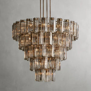 Delsie Round Art Glass Chandelier 38" 48" 60"D - view 6