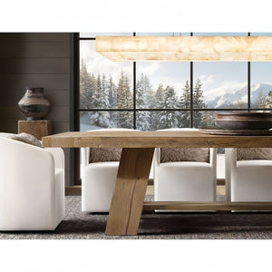 Riora Rectangular Calcite Chandelier 54"72" - view 6