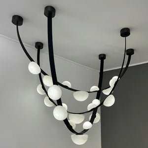 Dew Drops Alabaster Chandelier - view 20