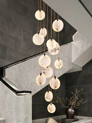 Moonshade Natural Marble Pendant Light Fixture - view 6
