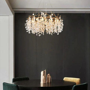 Donna Round Circle Fortune Tree Round Branch Chandelier - view 6