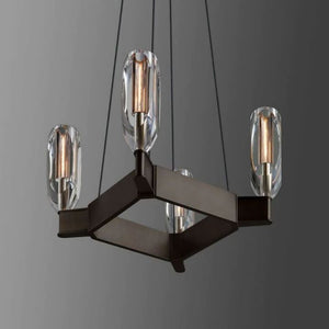 Favola 4 Ligtht Square Chandelier - view 5