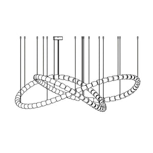 Gabriel Gold Crystal Chandelier - view 47