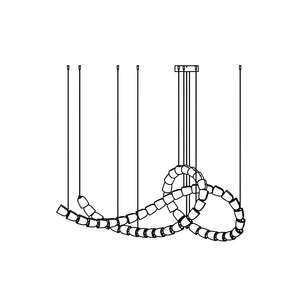 Gabriel Chrome Crystal Chandelier - view 60