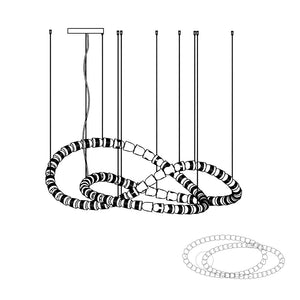 Gabriel Chrome Crystal Chandelier - view 84