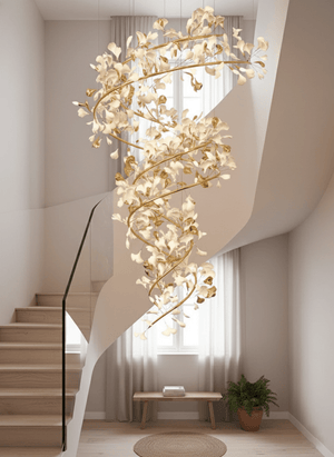 Gingko Ceramic Branch Chandelier Q - view 7