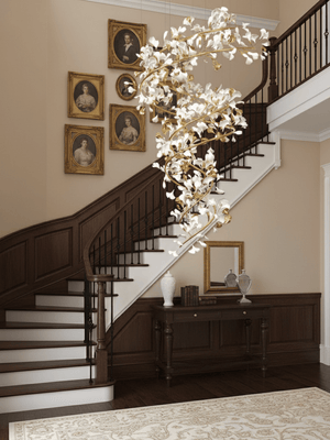 Gingko Ceramic Branch Chandelier Q - view 6