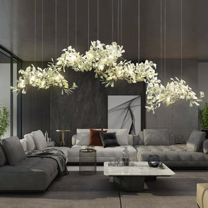 Gingko Ceramic Branch Chandelier C - view 2