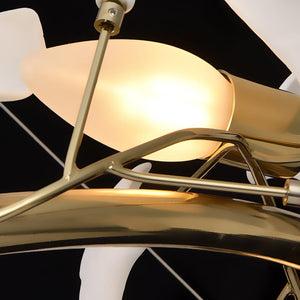 Gingko Ceramic Branch Chandelier Q - view 23