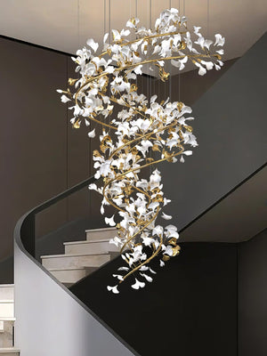 Gingko Ceramic Branch Chandelier Q - view 14