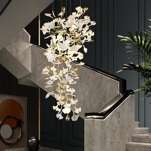 Gingko Ceramic Branch Chandelier Z - view 11