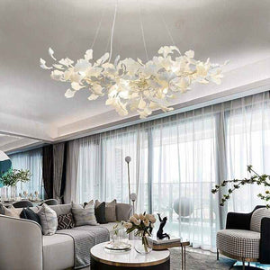 Ginkgo Ceramic Chandelier - view 3