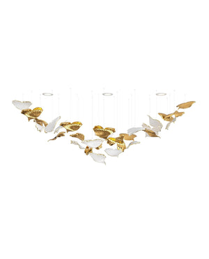 Ginkgo Ceramics Tree Chandelier - view 5