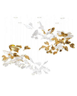 Ginkgo Ceramics Tree Chandelier - view 7