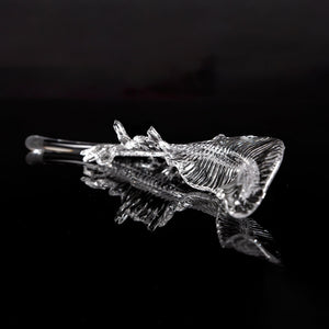Glass Feathers Chandelier