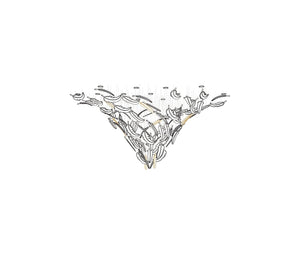 Galaxy Glass Feathers Flying Chandelier - view 36