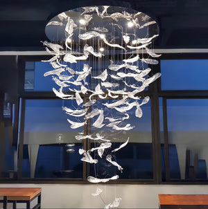 Glass Feathers Chandelier - view 54