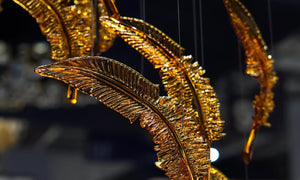 Galaxy Glass Feathers Flying Chandelier - view 46