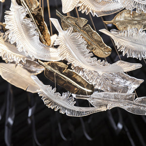 Galaxy Glass Feathers Flying Chandelier - view 49