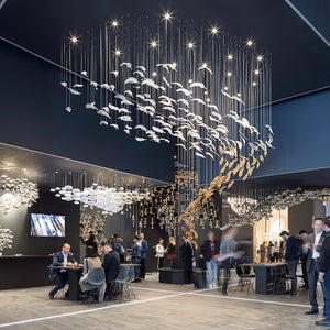 Glass Feathers Chandelier - view 52