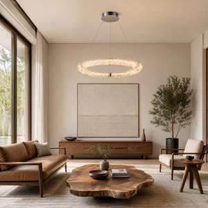 Glitter Glamorous Modern Glass Chandelier