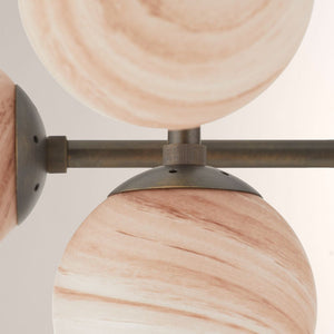 Harris Linear Glass Chandelier - view 3