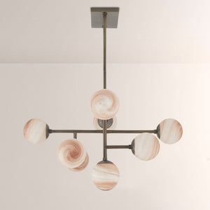 Harris Linear Glass Chandelier - view 9