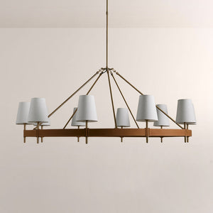 Haven Round Brass Chandelier - view 6